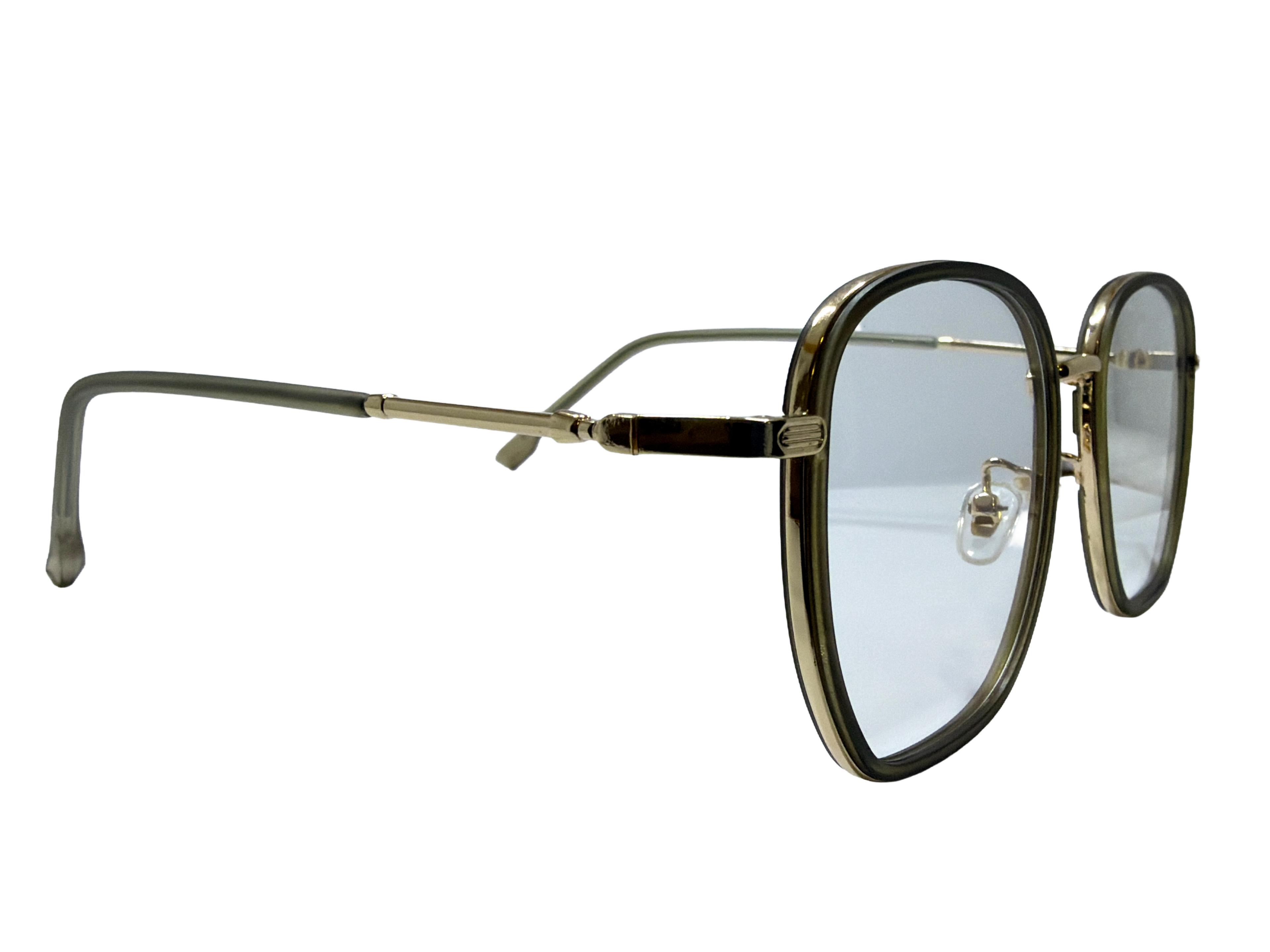 AYNA Valora Olive Gold Rectangle Optical Frame