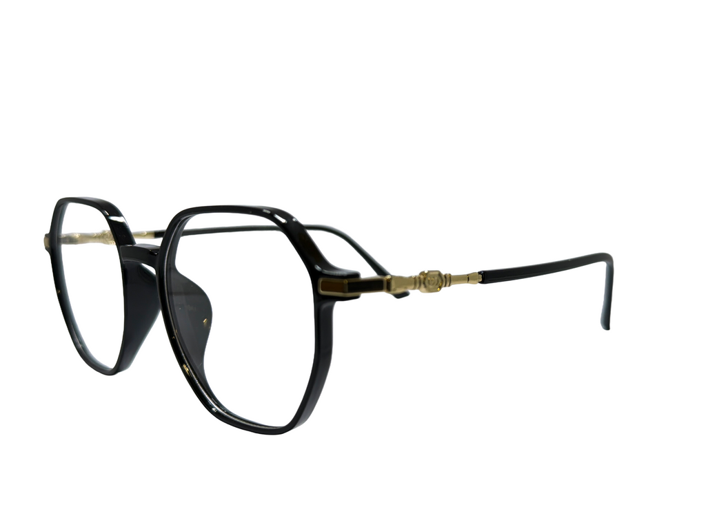 AYNA Obsidian Gold Rectangle Optical Frame