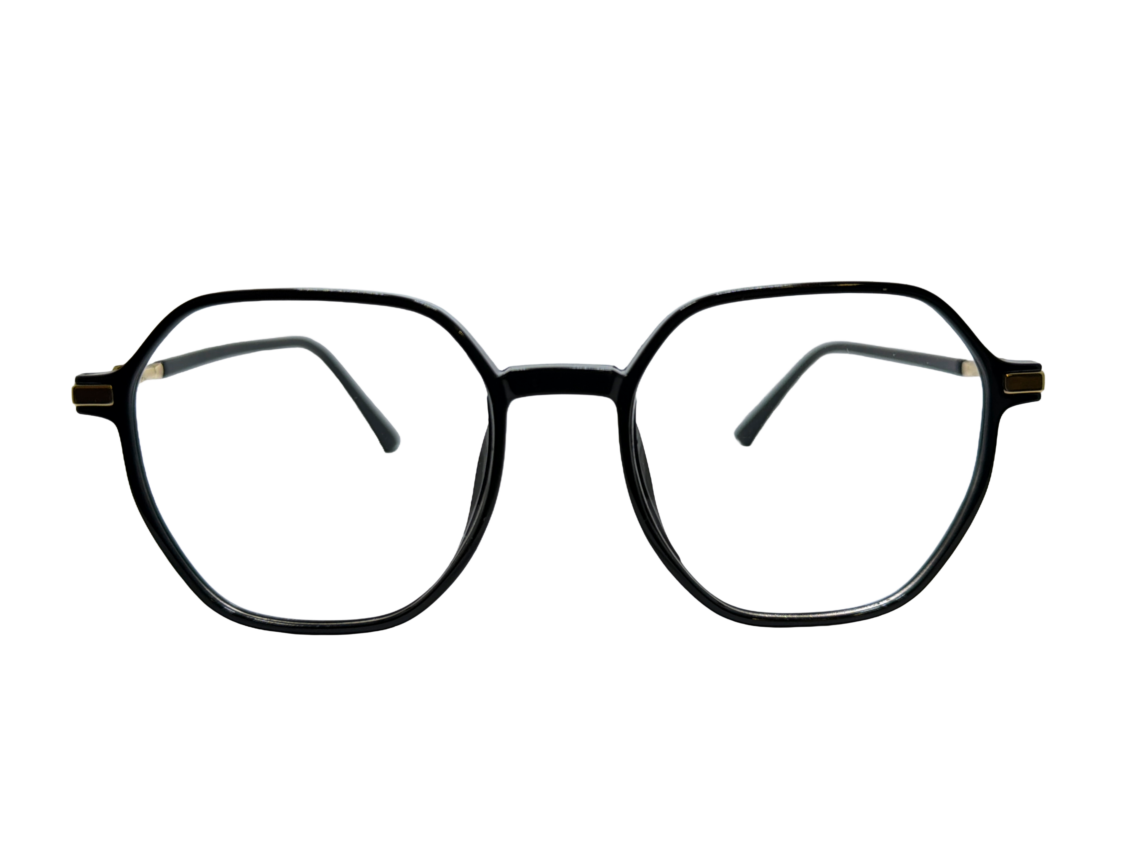 AYNA Obsidian Gold Rectangle Optical Frame
