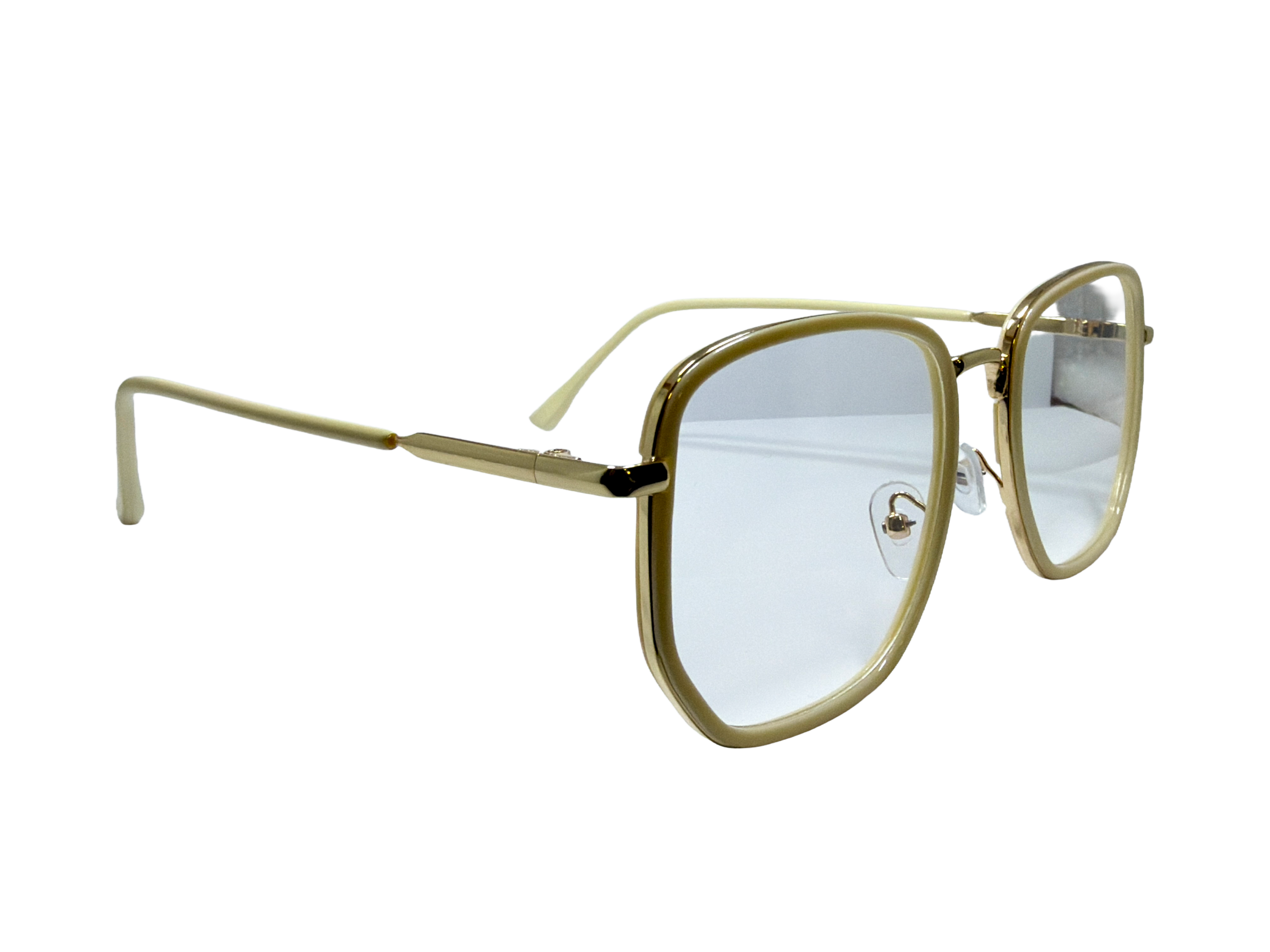 AYNA Sage Gold Rectangle Optical Frame