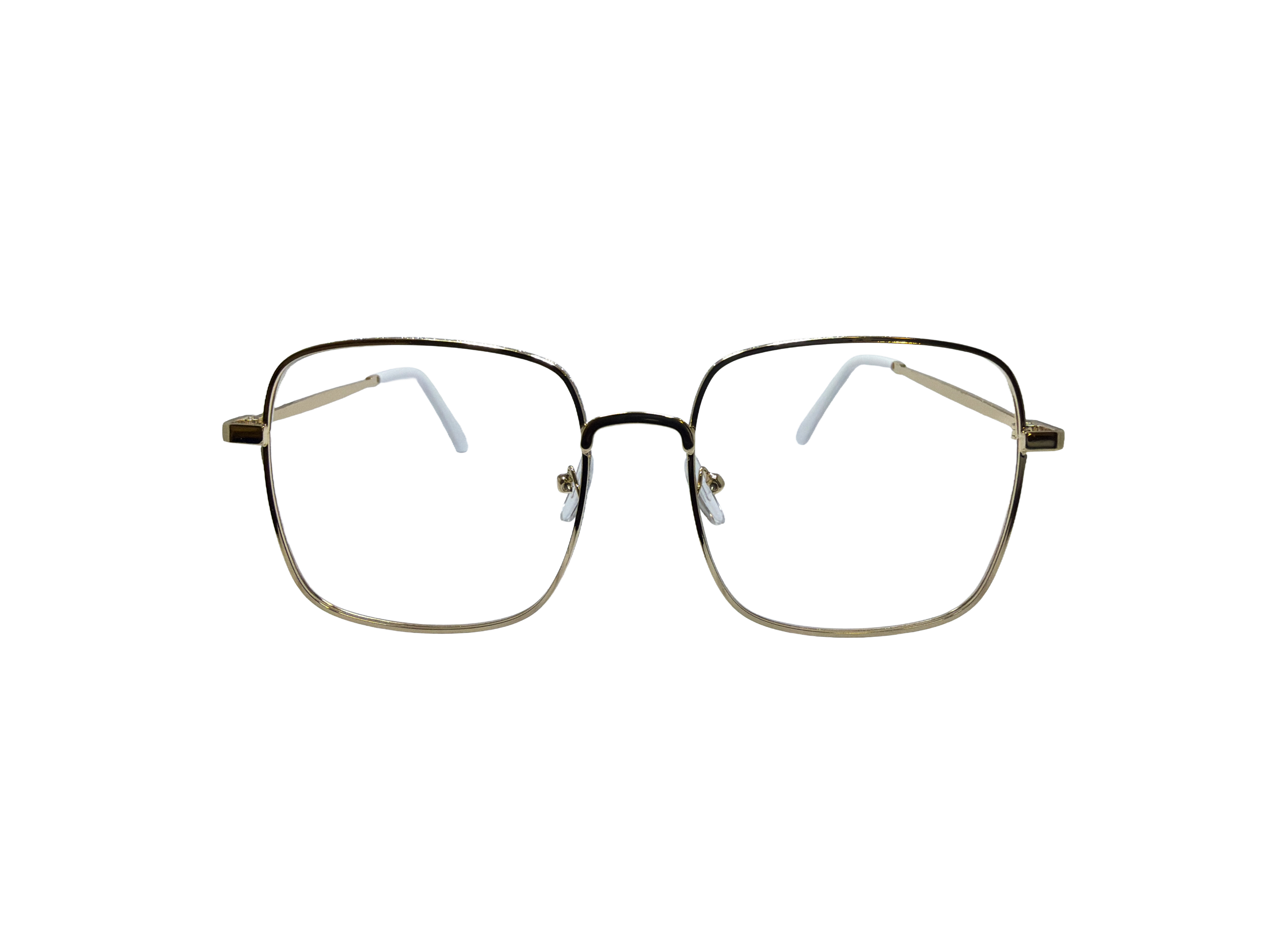 AYNA Celeste Gold Stone-Accent Rectangle Optical Frame