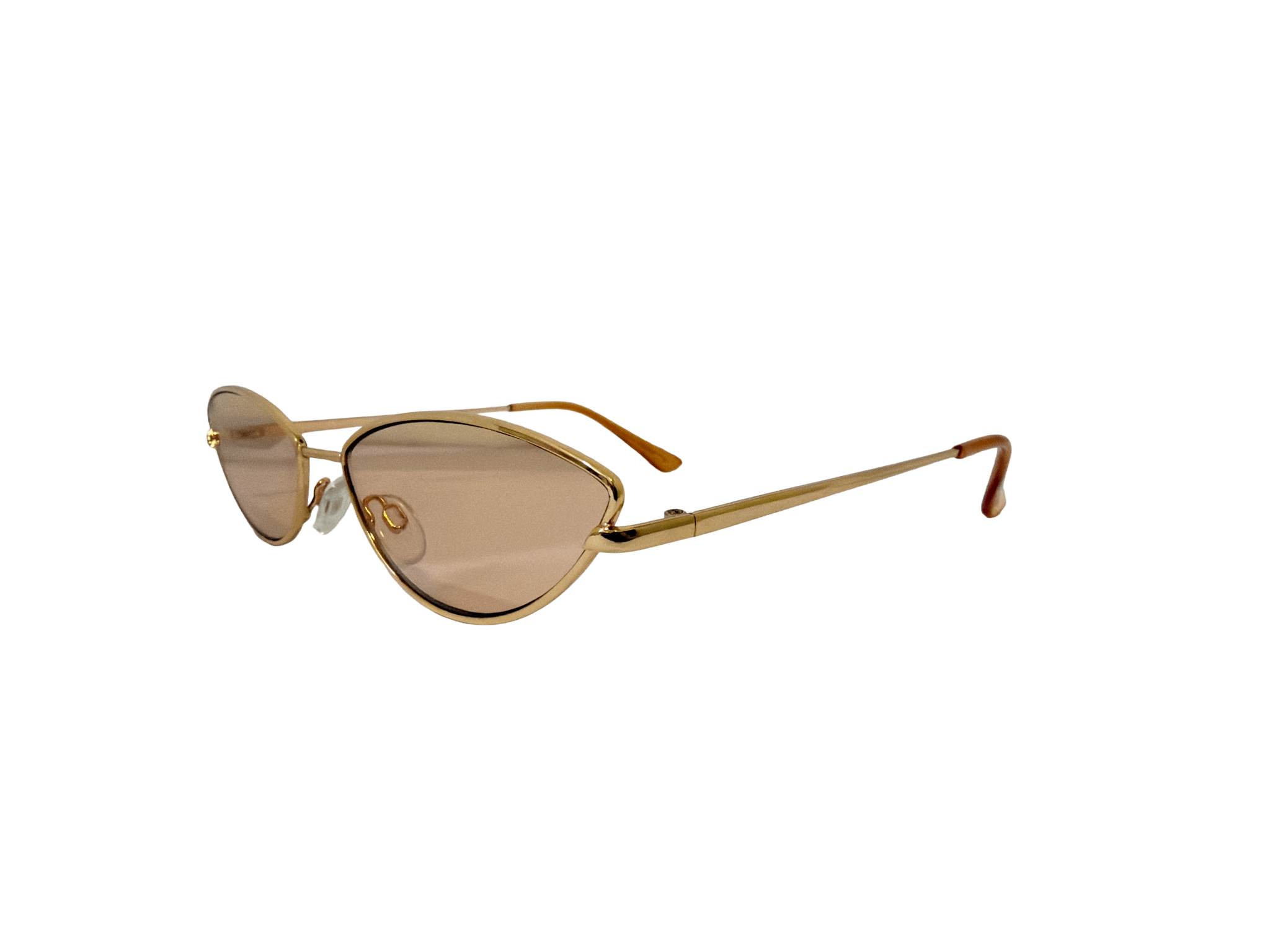 AYNA Aurelia Gold Cat-Eye Sunglasses detail view